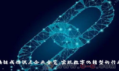 : 区块链成功试点企业全览：实现数字化转型的行业先锋